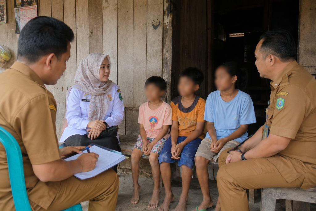 Janji Sekolah Paket Tak Kunjung Jelas, Nasib Tiga Anak Putus Sekolah di Madina Dipertanyakan