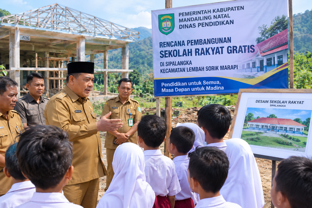 Pemkab Madina Siapkan Sekolah Rakyat Gratis, Respons 1.370 Anak Putus Sekolah