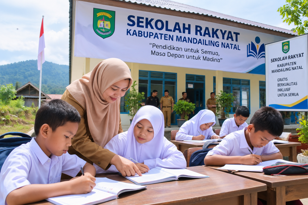 Sekolah Rakyat Jadi Solusi Akses Pendidikan, Pemkab Madina Dorong Anak Kurang Mampu Kembali Belajar