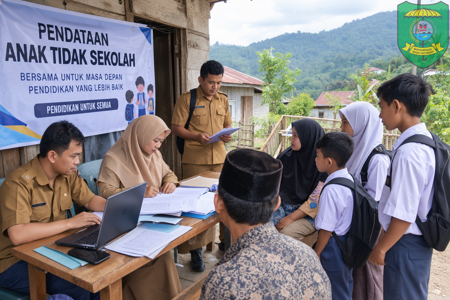 Pendataan Anak Tidak Sekolah Jadi Kunci Penanganan Pendidikan di Mandailing Natal
