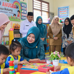 Kunjungi PAUD Anugrah Kotanopan, Bunda PAUD Madina Dorong Keterlibatan Ayah dalam Pendidikan Anak